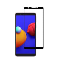 Samsung Galaxy A01 Core Uyumlu Zore Kenarları Kırılmaya Dayanıklı Cam Ekran Koruyucu