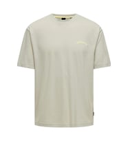ONLY & SONS ONSMERVYN LIFE RLX SUMMER SS TEE 22029519 (Krem)