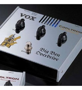 Vox 133 Cooltron CT-02OD Big Ben (Üst Segment - Lambalı Overdrive)  Gerçek 12AU7 Vakum Tüpü, Klasik İngiliz Drive Tonları, True Bypass, Cooltron Düşük Voltaj Teknolojisi  Uyum: Elektro Gitar ve Amfi Setupları
