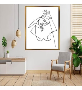 Altın  Çerçeveli tablo n724