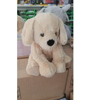 Oyuncak Peluş Sevimli Krem Rengi Köpek Uyku Arkadaşı 45 cm
