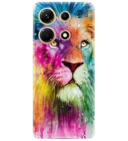 Infınix Note 30 Kılıf Resimli Desenli Baskılı Silikon Colorfull Leon 2 1388