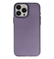 iPhone 15 Pro Max Kılıf Modos Metal Kapak - Derin Mor