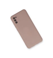 Galaxy A03s Kılıf Nano İçi Kadife  - Pudra