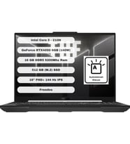 Asus TUF Gaming Intel Core 5 210H 16GB 512GB SSD RTX4050 Freedos 16" FHD+ FX607VU-RL017 (Gri)