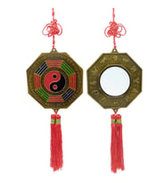 Çin Feng Shui Bagua Ayna 12x40 cm (Karışık)