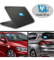 Selçuklu Arma, Araba, Cam, Laptop Etiket Oto Sticker -Araç Aksesuar 10x7 cm