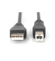 Digitus Yazıcı Kablosu Siyah USB2.0 Zırhlı (1.8m)