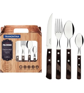 Churrasco 21199/905 Çatal, Kaşık, Biftek-Steak Bıçağı Seti (24 lü Kutu)