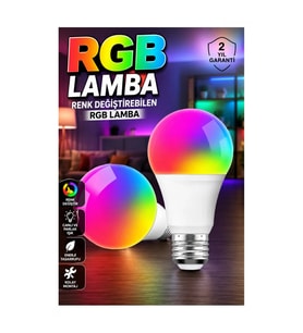 10 Watt RGB LED Ampul – Renk Değiştiren A+ Enerji Sınıfı