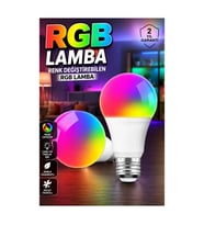 10 Watt RGB LED Ampul – Renk Değiştiren A+ Enerji Sınıfı