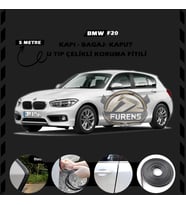 Bmw F20 Oto Araç Kapı Koruma Fitili 5metre Parlak Siyah Renk