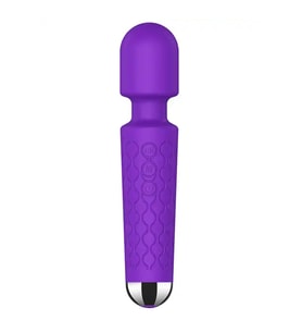 Wand Masaj Aleti Şarjlı 28 Fonksiyonlu Mor