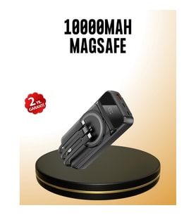 Mey İthalat® 15W Kablosuz Hızlı Şarjlı 10000 mAh Powerbank – Taşınabilir, LED Göstergeli