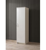 Çok Amaçlı Tekli Kiler Erzak Dolabı 45x52x180cm (Krem)