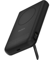 BPD014HQBK UltraCharge Pro 10.000 mAh Manyetik Standlı Power Bank, 25W Hızlı Kablosuz Şarj, Qi2, USB-C 30W, Siyah