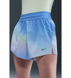 Nike Swift Dri-FIT Mid-Rise Running Purple Shorts Kadın Koşu Şortu Mor