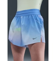 Nike Swift Dri-FIT Mid-Rise Running Purple Shorts Kadın Koşu Şortu Mor