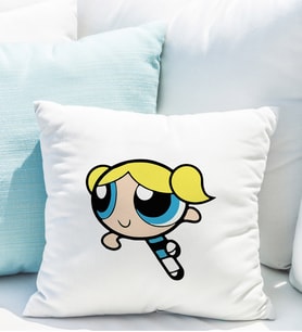 Power Puff Girls Bubbles Tasarımlı Yastık
