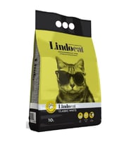 Lindo Cat Original White Kedi Kumu ( Kokusuz ) Kalın Taneli 10 Lt (Beyaz)