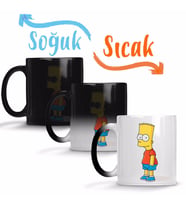 Simpsons Sihirli Kupa Bardak Porselen