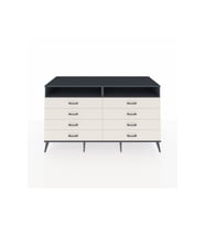Kronos Konsol 2 Raflı 8 Çekmeceli  176x59x99 Antrasit-Antrasit/Aytaşı