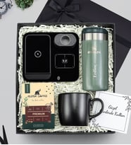 Stanley Termos & Wireless Masa Üstü Şarj Standı & Kupa &  Filtre Kahve Premium Hediye Seti