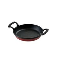 SAHAN LAVA DÖKÜM 20 CM KULPLU DIŞI KIRMIZI