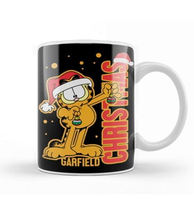Garfield Christmas Kupa Bardak Porselen