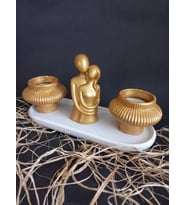 GOLD FİJİ SEVGİLİ MUMLUK SET