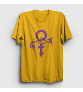 Presmono Unisex Sarı Logo Prince T-Shirt 406323tt (Sarı)