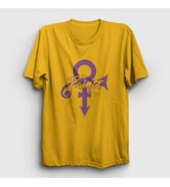 Presmono Unisex Sarı Logo Prince T-Shirt 406323tt (Sarı)