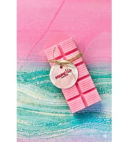 Çikolata Buhurdanlık Mum - Mumelia Candles Doğal Soya, El Yapımı, Dekoratif - Pembe