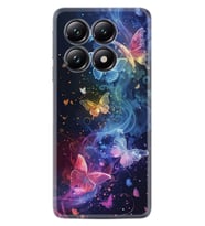 Xiaomi 14T Pro Kılıf Boutique Baskılı Resimli Neon Kelebekler Pcode -092