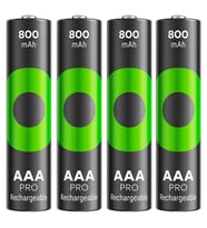 GP RECYKO PRO 800 MAH Nİ-MH 1.2 VOLT AAA İNCE KALEM ŞARJLI PİL 4LÜ PAKET GP85AAAHCB-2EB4 (GPRHCH83B205)