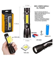 Uzun Menzilli El Feneri Mıknatıslı Wt-602