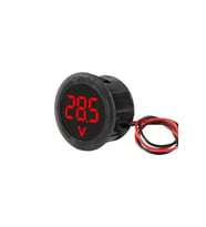 Kırmızı LED Voltmetre, 4-100V, Araç ve Karavan için Güç İzleme Cihazı
