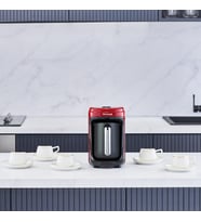 Homend Pottoman 1831h 5 Fincan Kapasiteli, Bol Köpüklü Türk Kahve Makinesi Kırmızı