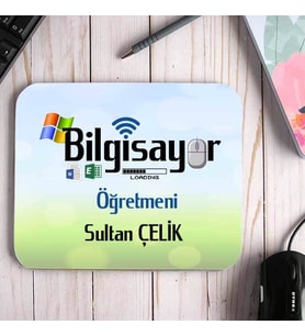 Bilgisayar Öğretmenine Hediye İsimli Mouse Pad (STD)