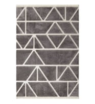 Hoom Rugs Step 2210 Gri İskandinav Halı