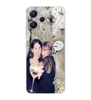Xiaomi REDMI 12 Uyumlu Lana Del Rey ve Taylor Swift Desenli Şeffaf Telefon Kılıfı