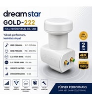 Dreamstar GOLD-222 İkili Universal 4K LNB