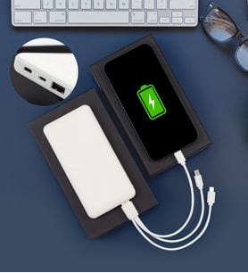 Beyaz Renk 10.000 mAh Powerbank