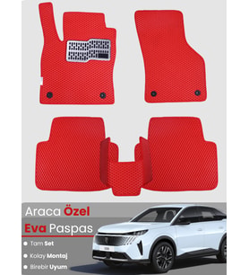 PEUGEOT 3008 (2024-2025) Uyumlu EVA Paspas Tam Set–Araca Özel,Oto Paspas