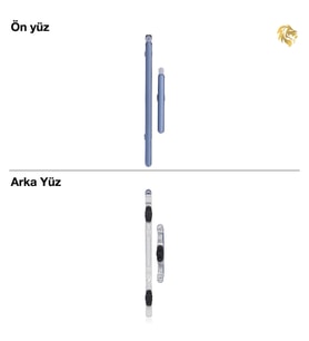 Xiaomi Mi 10 Uyumlu Tuş Takımı Gri Yan Tuş Seti Power Ses Tuşu Açma Kapama Tuşu