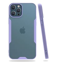 Pilelistore   iPhone 12 Pro Max Kılıf Platin Silikon - Lila