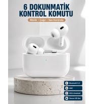 Yeni Nesil Pro Bluetooth Kulaklık Android ve İOS Uyumlu Dokunmatik Kontrol