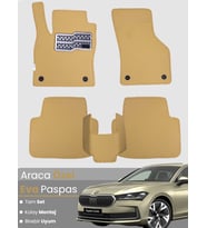 Skoda Super B (2024-2025) Uyumlu EVA Paspas Tam Set–Araca Özel,Su Geçirmez,Hızlı Montaj