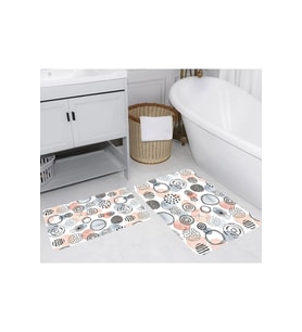 Eliana Home Baskılı 2'li Banyo Paspas Takımı RVG5274