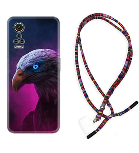 General Mobile GM 21 Pro GM 22 Pro Plus Kılıf Boyun Asklı Rasta Silikon Kartal 1622